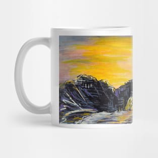 Sunset At Durdle Door Mug